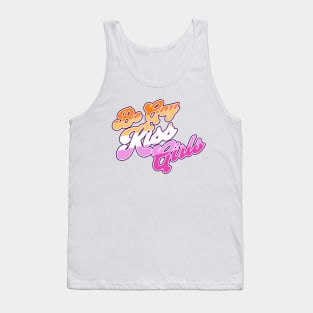 Be Gay Kiss Girls - Lesbian Pride Flag Tank Top